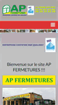 Mobile Screenshot of apfermetures-ardennes-fenetres.com